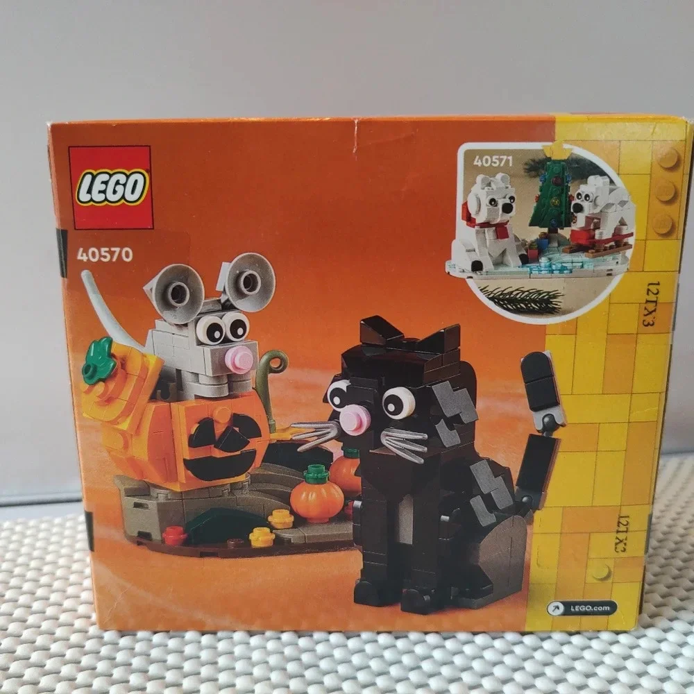 Lego Halloween Cat & Mouse 40570 NWT Building Toy Set